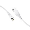 Дата кабель Hoco X63 ''Racer'' USB to Lightning (1m) Белый (30116)