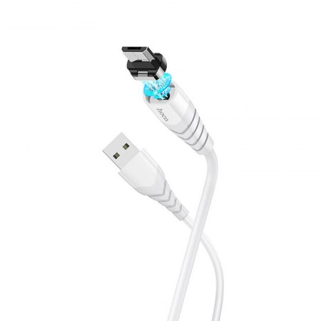 Дата кабель Hoco X63 ''Racer'' USB to MicroUSB (1m) Белый (33042)