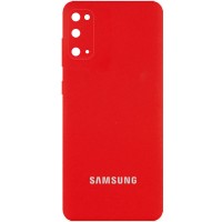 Чехол Silicone Cover Full Camera (AA) для Samsung Galaxy S20 FE Червоний (29269)