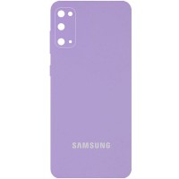 Чехол Silicone Cover Full Camera (AA) для Samsung Galaxy S20 FE Бузковий (29264)
