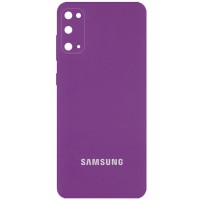 Чехол Silicone Cover Full Camera (AA) для Samsung Galaxy S20 FE Фіолетовий (29266)