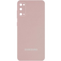 Чехол Silicone Cover Full Camera (AA) для Samsung Galaxy S20+ Рожевий (31989)
