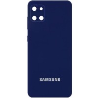 Чехол Silicone Cover Full Camera (AA) для Samsung Galaxy Note 10 Lite (A81) Синій (29282)