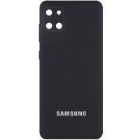 Чехол Silicone Cover Full Camera (AA) для Samsung Galaxy Note 10 Lite (A81) Чорний (29283)