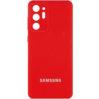 Чехол Silicone Cover Full Camera (AA) для Samsung Galaxy Note 20 Ultra Червоний (29285)