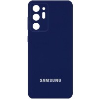 Чехол Silicone Cover Full Camera (AA) для Samsung Galaxy Note 20 Ultra Синій (29287)