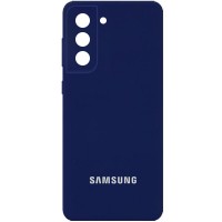 Чехол Silicone Cover Full Camera (AA) для Samsung Galaxy S21 Синій (29292)