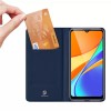 Чехол-книжка Dux Ducis с карманом для визиток для Xiaomi Redmi 9C Синий (29294)