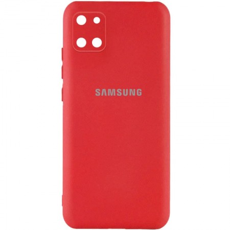 Чехол Silicone Cover My Color Full Camera (A) для Samsung Galaxy Note 10 Lite (A81) Красный (28529)