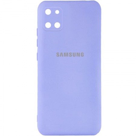 Чехол Silicone Cover My Color Full Camera (A) для Samsung Galaxy Note 10 Lite (A81) Сиреневый (28530)