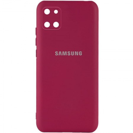 Чехол Silicone Cover My Color Full Camera (A) для Samsung Galaxy Note 10 Lite (A81) Красный (28527)