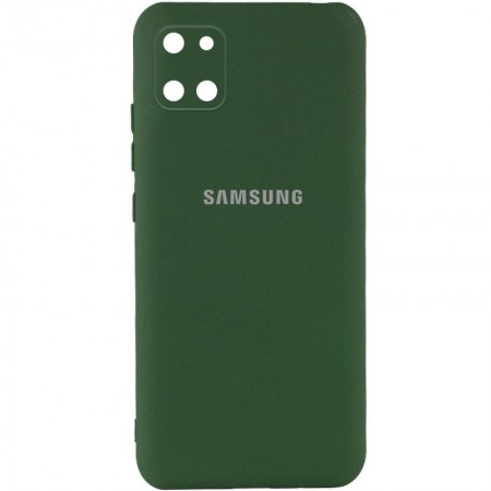 Чехол Silicone Cover My Color Full Camera (A) для Samsung Galaxy Note 10 Lite (A81) Зелёный (28528)
