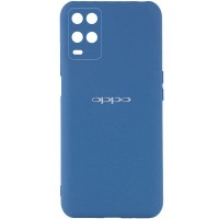 Чехол Silicone Cover My Color Full Camera (A) для Oppo A54 4G Синій (28523)