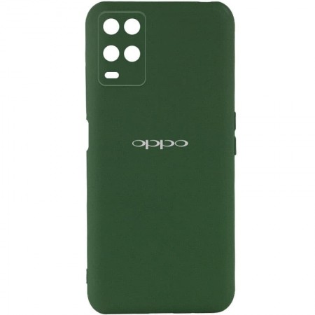 Чехол Silicone Cover My Color Full Camera (A) для Oppo A54 4G Зелёный (28520)
