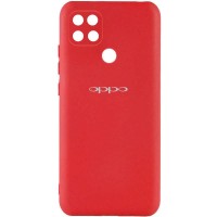 Чехол Silicone Cover My Color Full Camera (A) для Oppo A15s / A15 Красный (28514)