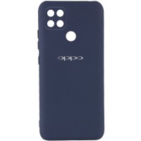Чехол Silicone Cover My Color Full Camera (A) для Oppo A15s / A15 Синий (28516)
