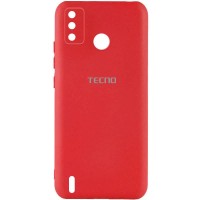 Чехол Silicone Cover My Color Full Camera (A) для TECNO Spark 6 Go Красный (28533)