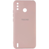 Чехол Silicone Cover My Color Full Camera (A) для TECNO Spark 6 Go Розовый (28534)