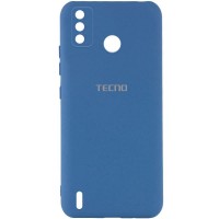 Чехол Silicone Cover My Color Full Camera (A) для TECNO Spark 6 Go Синій (28535)