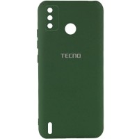 Чехол Silicone Cover My Color Full Camera (A) для TECNO Spark 6 Go Зелений (28532)