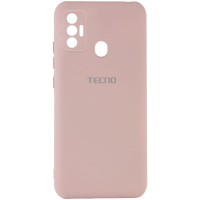 Чехол Silicone Cover My Color Full Camera (A) для TECNO Spark 7 Рожевий (28542)