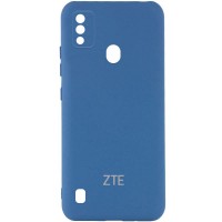 Чехол Silicone Cover My Color Full Camera (A) для ZTE Blade A51 Синий (28556)