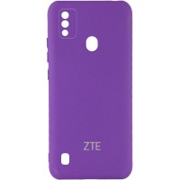 Чехол Silicone Cover My Color Full Camera (A) для ZTE Blade A51 Фиолетовый (28558)