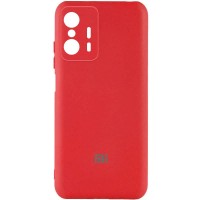 Чехол Silicone Cover My Color Full Camera (A) для Xiaomi 11T / 11T Pro Червоний (28548)