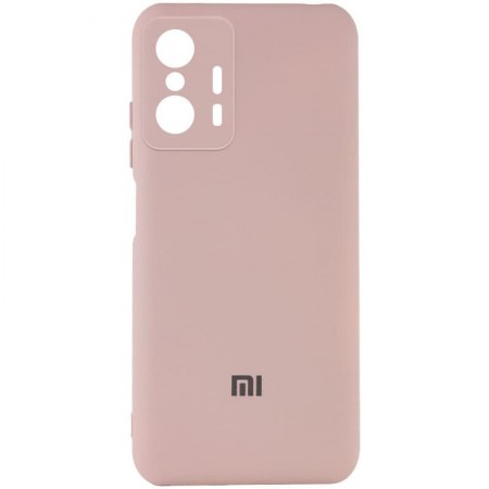 Чехол Silicone Cover My Color Full Camera (A) для Xiaomi 11T / 11T Pro Рожевий (28549)