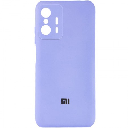 Чехол Silicone Cover My Color Full Camera (A) для Xiaomi 11T / 11T Pro Бузковий (28550)