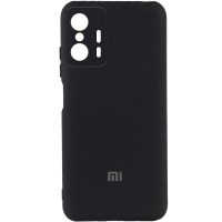 Чехол Silicone Cover My Color Full Camera (A) для Xiaomi 11T / 11T Pro Черный (28551)