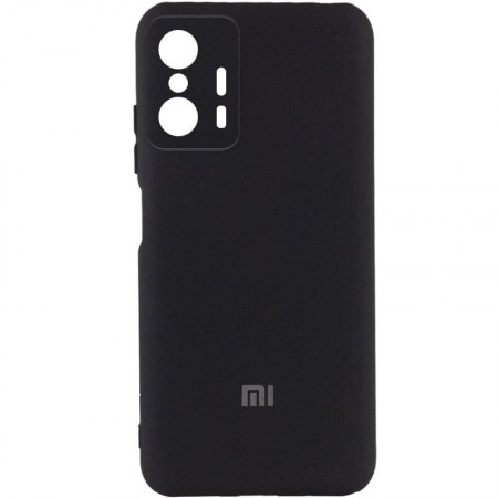 Чехол Silicone Cover My Color Full Camera (A) для Xiaomi 11T / 11T Pro Чорний (28551)