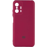 Чехол Silicone Cover My Color Full Camera (A) для Xiaomi 11T / 11T Pro Красный (28547)