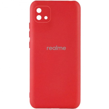 Чехол Silicone Cover My Color Full Camera (A) для Realme C11 (2021) / C20 Червоний (28561)