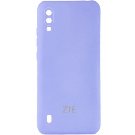 Чехол Silicone Cover My Color Full Camera (A) для ZTE Blade A5 (2020) Сиреневый (28579)