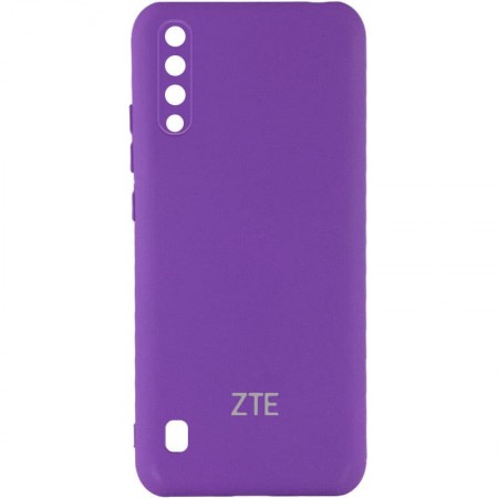 Чехол Silicone Cover My Color Full Camera (A) для ZTE Blade A7 (2020) Фіолетовий (28588)