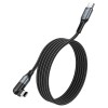 Дата кабель Hoco U100 ''Orbit PD'' Type-C to Lightning (1.2 m) Черный (28820)