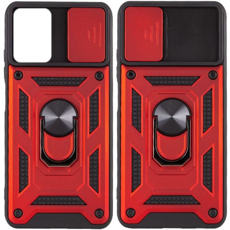 Ударопрочный чехол Camshield Serge Ring for Magnet для Xiaomi Redmi 10 Красный (31047)