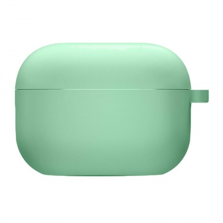 Силіконовий футляр з мікрофіброю для навушників Airpods 3 Зелений (33350)