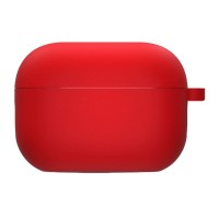 Силіконовий футляр з мікрофіброю для навушників Airpods 3 Червоний (32959)