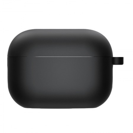 Силіконовий футляр з мікрофіброю для навушників Airpods 3 Чорний (32968)