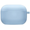 Силіконовий футляр з мікрофіброю для навушників Airpods 3 Блакитний (33347)