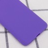 Силиконовый чехол Candy для Samsung Galaxy M52 Бузковий (29319)