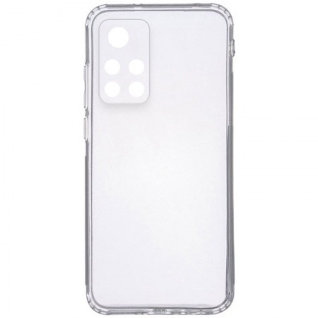 TPU чехол GETMAN Clear 1,0 mm для Xiaomi Poco M4 Pro 5G Белый (28680)