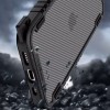 Чехол TPU+PC TRAVEL Carbon для Apple iPhone 12 (6.1'') Черный (28686)