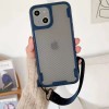 Чехол TPU+PC TRAVEL Carbon для Apple iPhone 13 (6.1'') Синий (28700)