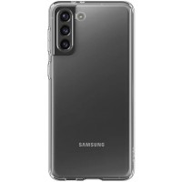TPU чехол Epic Transparent 1,5mm Full Camera для Samsung Galaxy S21 Білий (28727)