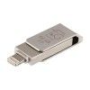 Флеш-драйв T&G 008 Metal series USB 3.0 - Lightning 64GB Серебристый (43061)