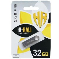 Флеш накопитель USB 3.0 Hi-Rali Shuttle 32 GB Серебряная серия Серебристый (29390)