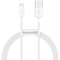 Дата кабель Baseus Superior Series Fast Charging Lightning Cable 2.4A (1m) (CALYS-A) Белый (33353)